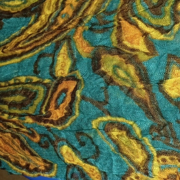 Long Beautiful Multi Color Scarf/Wrap - Picture 5 of 8
